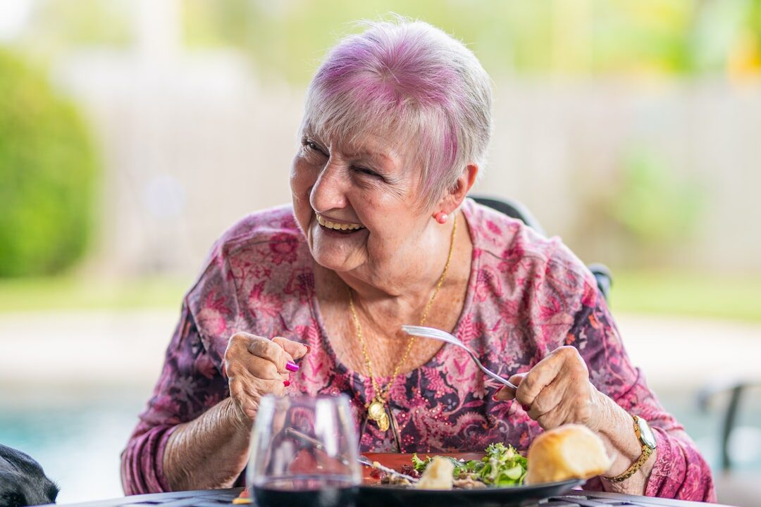 healthy senior meal preparation
