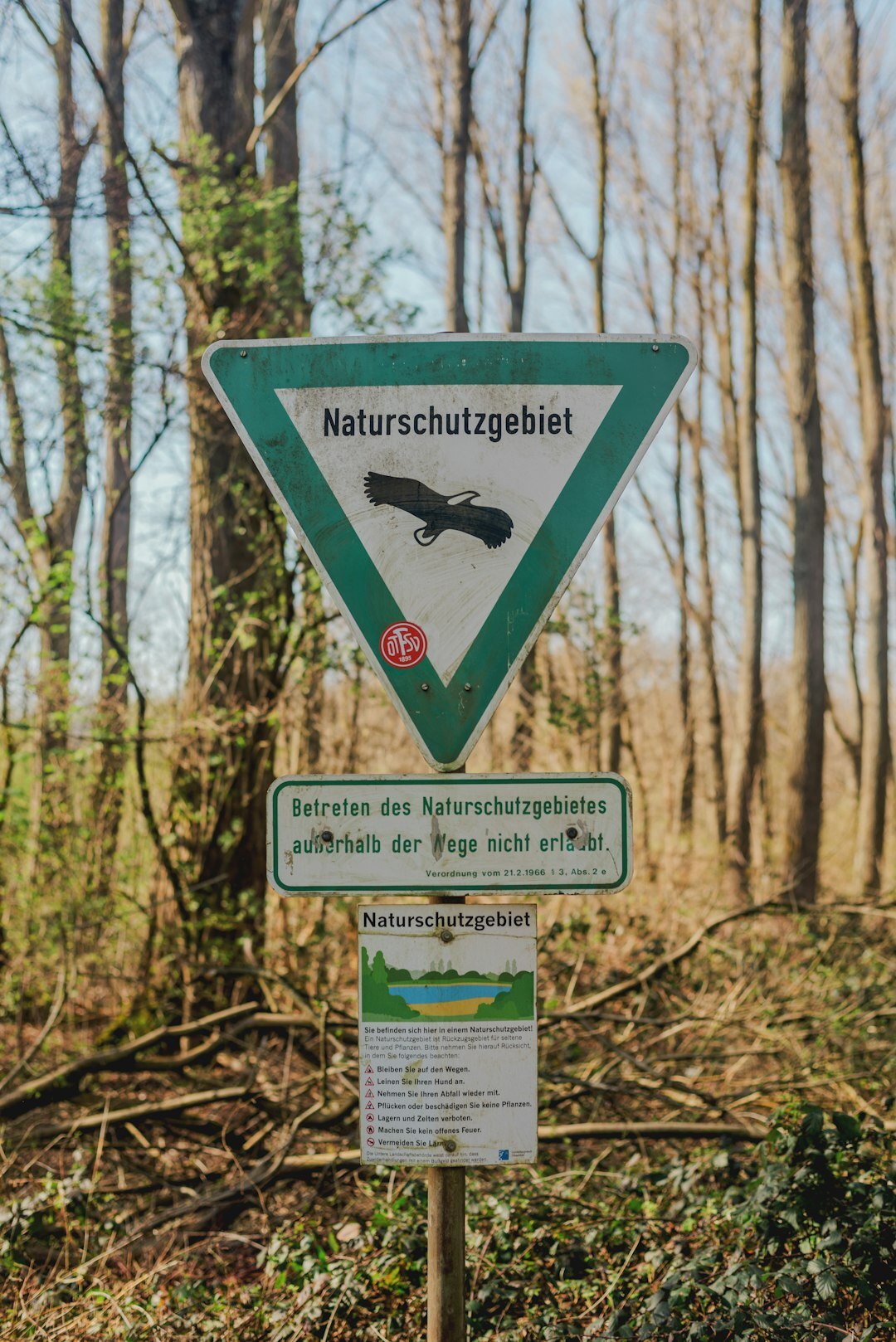 seniors in nature reserve